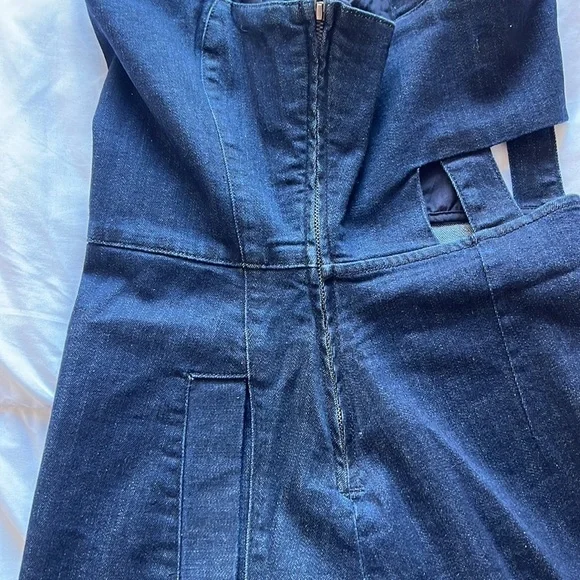 Whistles Women’s A-line Denim Mini Dress Size 2 Blue - Picture 9 of 9
